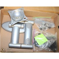 FLUSH WALL TV MOUNT WITH HARDWARE , GRAPHITE