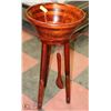 Image 1 : NEW LARGE WOODEN FLOORSTANDING SALAD BOWL