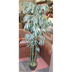 6FT TALL SILK PLANT.