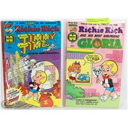 RICHIE RICH COMIC BOOK #1 AND RICHIE RICH WITH