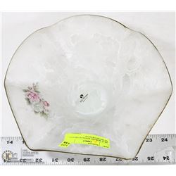 ARTE MURANO RUFFLED FROSTED SILVESTRI CRYSTAL