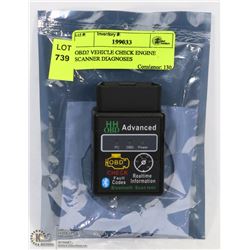 OBD2 VEHICLE CHECK ENGINE SCANNER DIAGNOSES