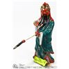 Image 1 : CHINESE HANDPAINTED FIGHTER 11" TALL