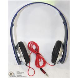 BEATS STYLE OVER EAR HEADPHONES  BLUE