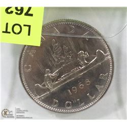 1968 CANADIAN ONE DOLLAR COIN.