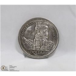 1958 TOTEM POLE CANADIAN SILVER DOLLAR