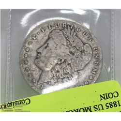 1885 US MORGAN SILVER DOLLAR COIN