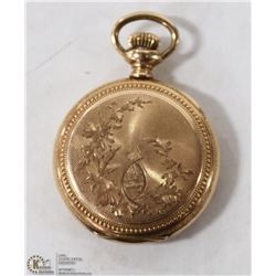 WALTHAM LADIES POCKETWATCH WITH GOLD PLATED