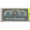 Image 1 : 1937 CANADIAN $5.00 BILL