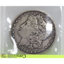 1900 US MORGAN SILVER DOLLAR COIN
