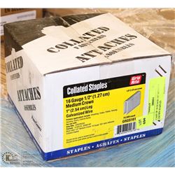 CASE OF 16 GUAGE 1/2" MEDIUM CROWN STAPLES