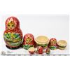 Image 1 : VINTAGE RUSSIAN STACKING DOLL SET