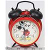 Image 1 : MICKEY MOUSE ALARM CLOCK (WORKS)
