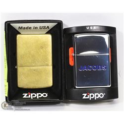 PAIR OF ZIPPO LIGHTERS
