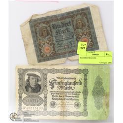 REICHBANKNOTES