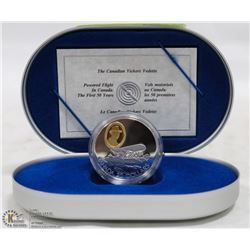 CANADIAN VICKERS VEDETTE $20 CANADIAN 1 TROY OUNCE