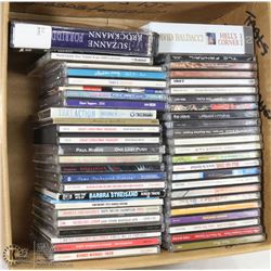 BOX OF CD'S INCL GEORGE MICHAEL, JONAS BROTHERS