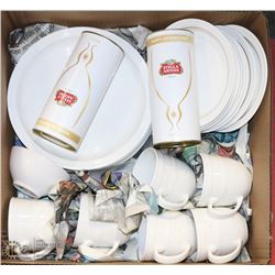 WHITE 20-PC DISHWARE SET (NO CHIPS) &
