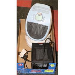 2 PORTABLE HEATERS