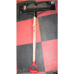 LOT OF 2 NEW METAL BLADE SHOVELS 24" AND 30"