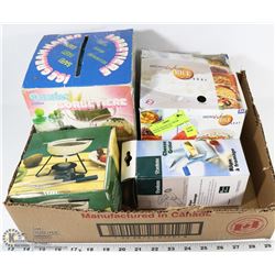 CHEESE GRATER, ICE CREAM MAKER, CHOCOLATE