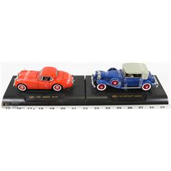 2 DIE CAST MODEL CARS INCL JAGUAR