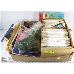 ASSORTMENT OF CRAFTBOOKS, SEWING PATTERNS,