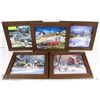 Image 1 : LOT OF 5 COLLECTIBLE PICTURES INCL 2 OLD CARS BY
