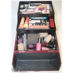 LARGE RED & CLEAR STORAGE CONTAINER