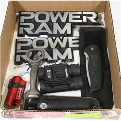 BOX W/COLLECTIBLE VEHICLE TAGS, POCKET