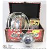 Image 1 : NOSTALGIC STORAGE BOX  WITH VINTAGE ITEMS