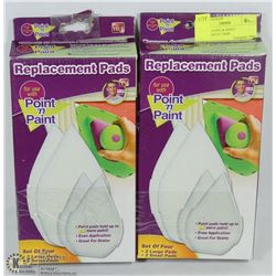 LOT OF 2 POINT & PAINT REPLACEMENT PADS