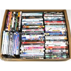 BOX WITH 80 DVD MOVIES