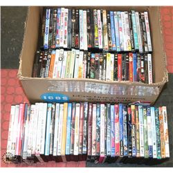 BOX WITH 100 DVD MOVIES