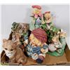 Image 1 : FLAT OF ASSORTED RESIN ORNAMENTS
