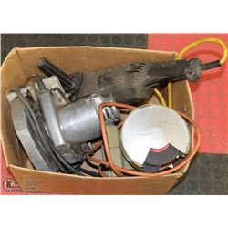 BOX CONTAINING 6 IN BENCH GRINDER 5 INCH RIGHT