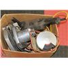 Image 1 : BOX CONTAINING 6 IN BENCH GRINDER 5 INCH RIGHT