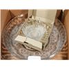 Image 1 : GLASS SERVING PARTY DIP SET. HOME