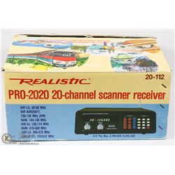 REALISTIC PRO 2020-20 CHANNEL SCANNER RECEIVER