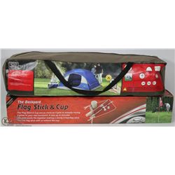 DOME TENT 7'X6' WITH BACKYARD GOLF GAME