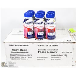 CASE OF 24 STRAWBERRY PLUS CALORIES ENSURE MEAL