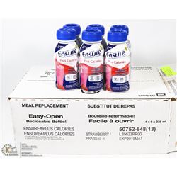 CASE OF 24 STRAWBERRY PLUS CALORIES ENSURE MEAL