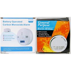 NEW CARBON MONOXIDE ALARM SOLD WITH GENERAL