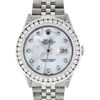 Image 1 : Rolex Stainless Steel 3.00 ctw Diamond DateJust Men's Watch