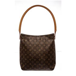 Louis Vuitton Monogram Canvas Leather Looping GM Shoulder Bag