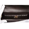 Image 5 : MCM Charcoal Gray Crocodile Clutch Shoulder Bag