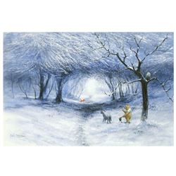 Winter Walk by Ellenshaw (1913-2007)