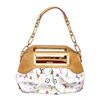 Image 1 : Louis Vuitton White Multicolor Judy MM Satchel Handbag