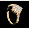 Image 4 : 1.00 ctw Diamond Ring - 14KT Rose Gold