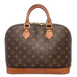 Louis Vuitton Monogram Canvas Leather Alma PM Handbag